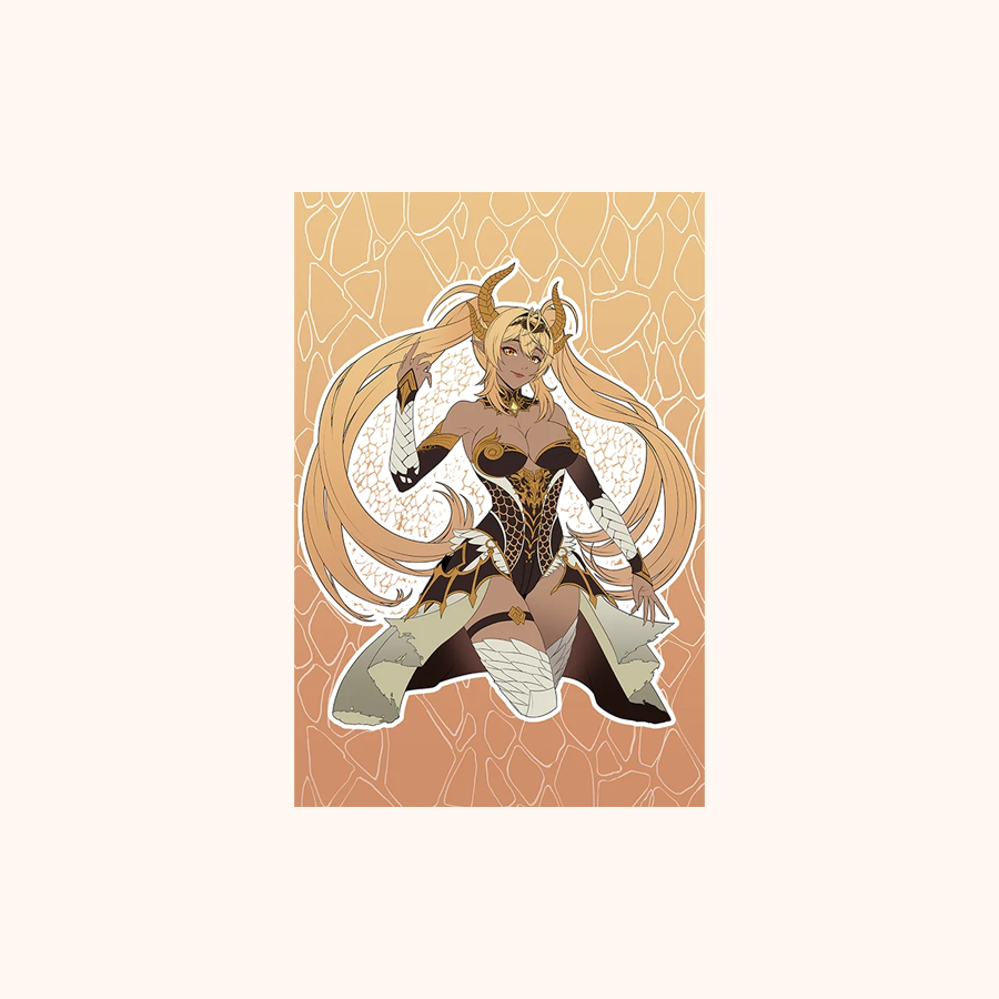 ✦hyraldia space dragon poster ✦ $19.00